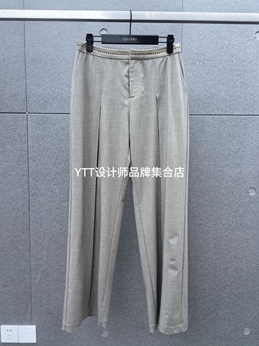 顺丰包邮 UNCODED/2026夏季新款卡其色休闲裤女宽松显瘦阔腿裤