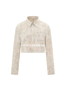 顺丰包邮 UNCODED｜2026春夏新款时尚休闲显瘦百搭印花短外套