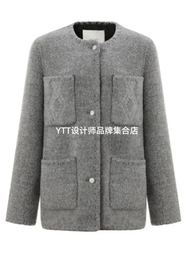 顺丰包邮 UNCODED｜2025冬季新款KWWW2W053时尚休闲显瘦圆领外套