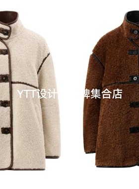 顺丰包邮 UNCODED｜2025冬季新款KWWW5W279时尚休闲显瘦立领外套