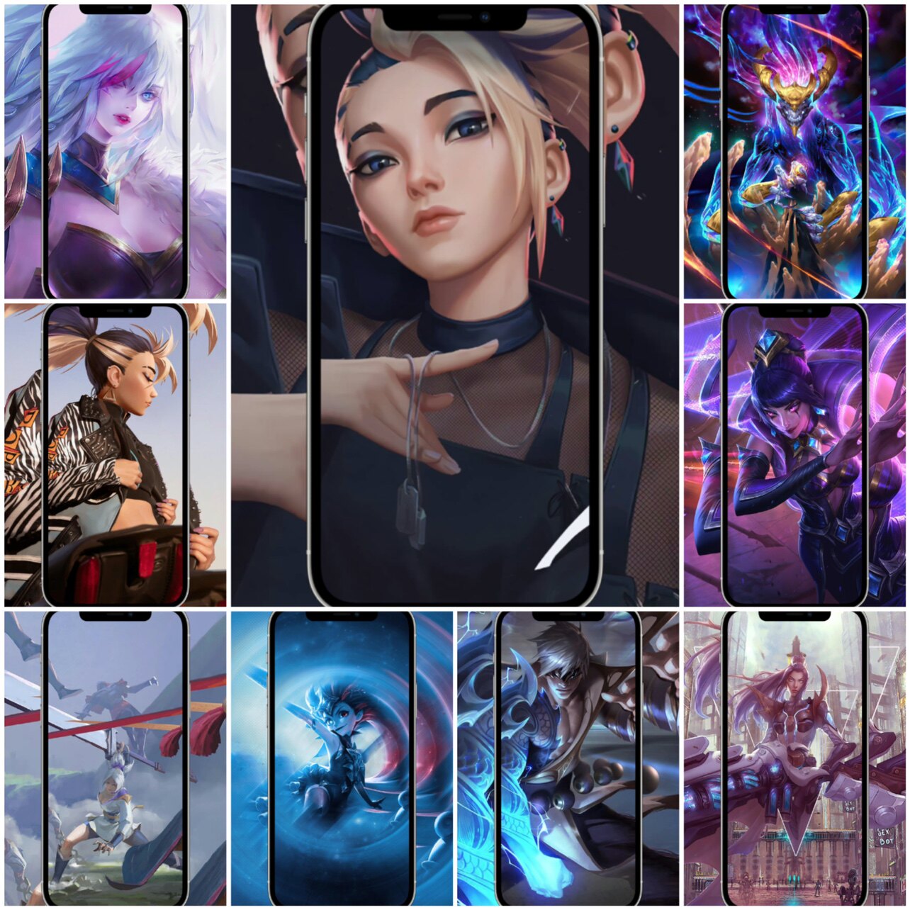 雅ya手机大牌联名游戏英雄联盟壁纸高清壁画iphone安卓屏保9.28