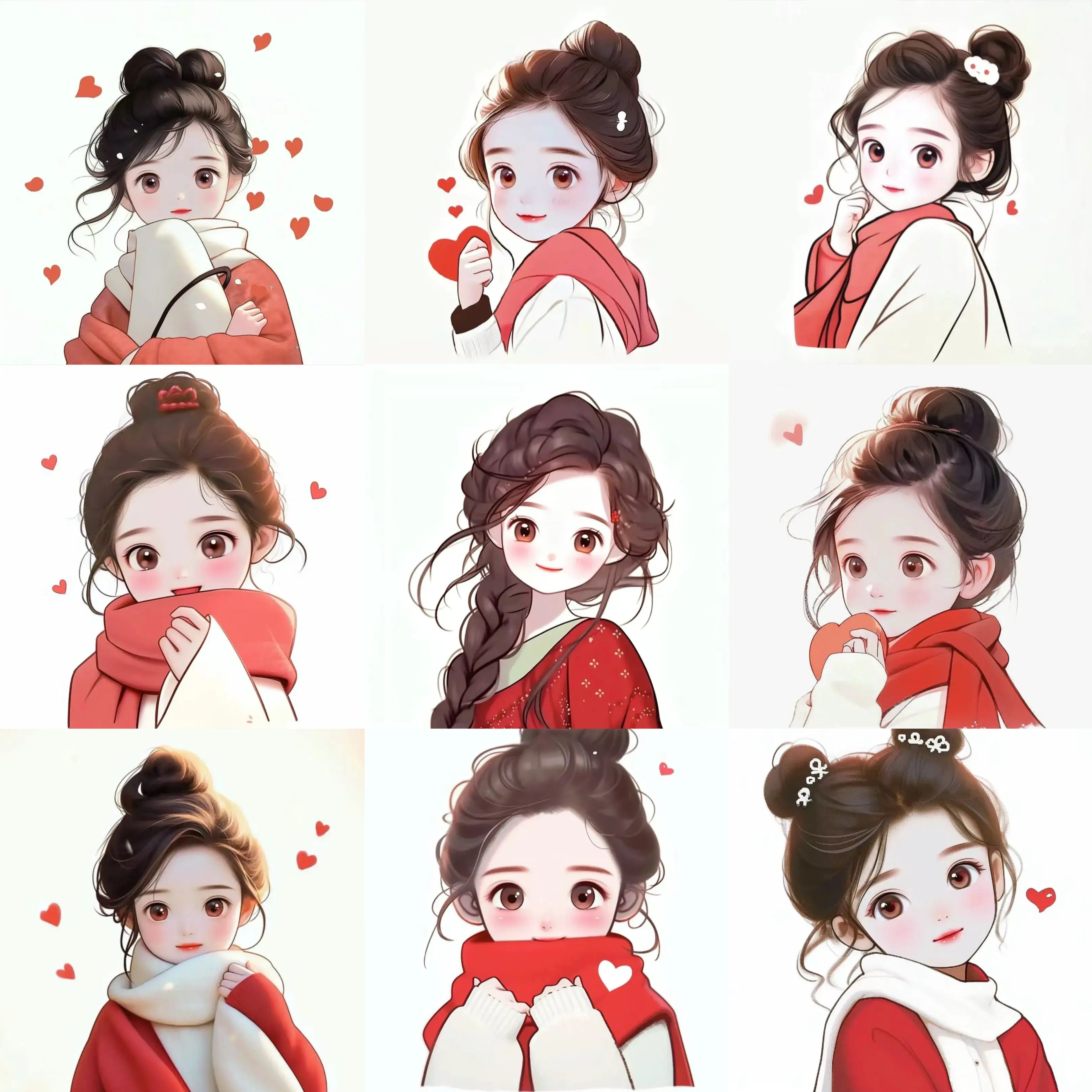 雅ya手机大牌联名可爱美丽女生头像壁纸iphone苹果小米华为 4.84