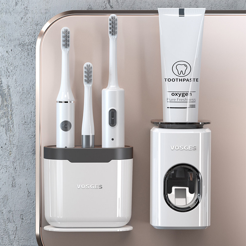 电动牙刷架置物架免打孔壁挂式卫生间牙具挂架吸壁式收纳架子厕所