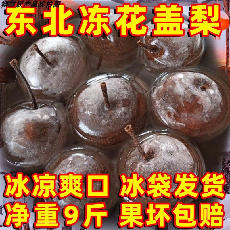 东北特产大冻梨大黑梨冰梨花盖梨冻秋梨新鲜水果冻苹果梨9斤净果,水产肉类/新鲜蔬果/熟食,梨,淘宝优惠券,粉丝福利购,淘宝优惠卷