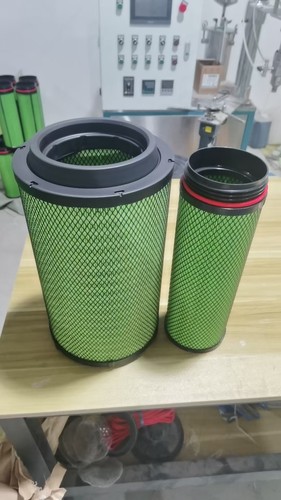 适用于新款国六陕汽德龙L5000空气滤芯L6000空滤k2438pu发动机空