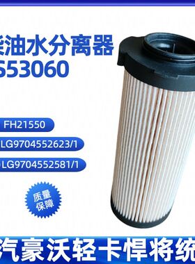 53060豪沃油水柴滤豪沃悍将统帅LG9704552623/1柴油滤芯FH21550NN