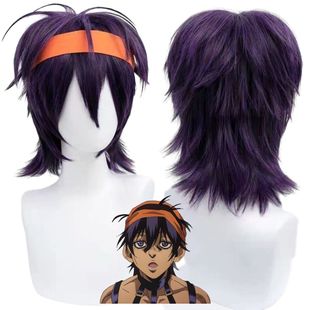 纳兰迦·吉尔卡cos假发jojo的奇妙冒险假毛黄金之风 打毛顶玫瑰网