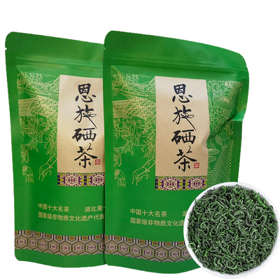 茶叶绿茶2024新茶恩施硒茶高山云雾绿茶袋装浓香型明前春茶日照足