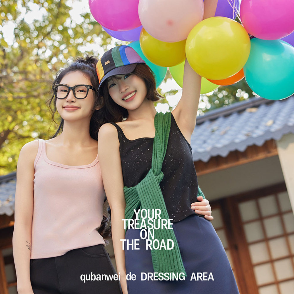 纯棉时尚吊带小背心女生透气内搭无袖纯色百搭凉感遮副乳加宽肩带