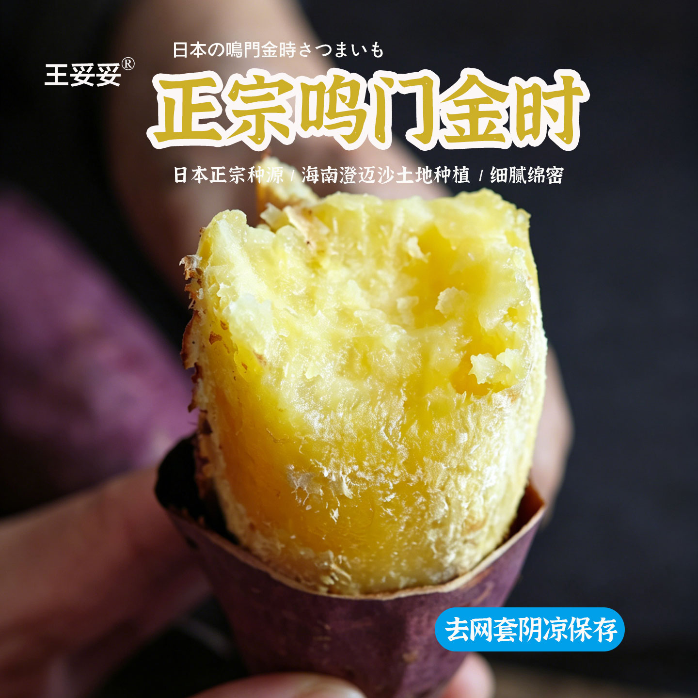 正宗鸣门金时板栗红薯