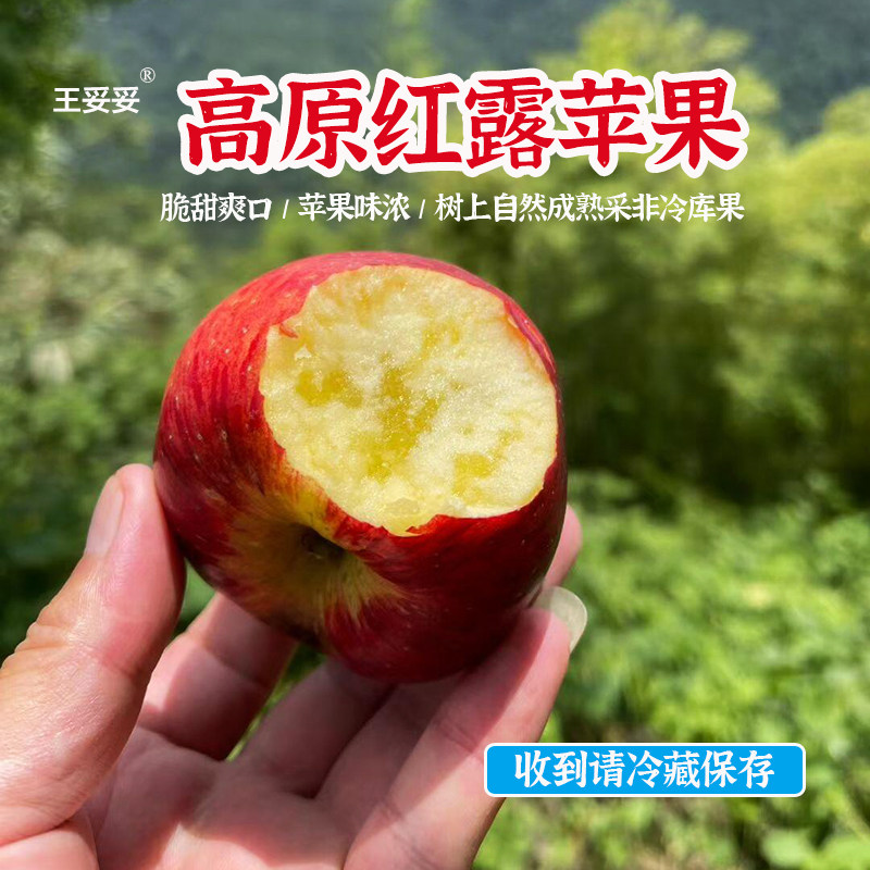 【现摘果】王妥妥®云南红露苹果