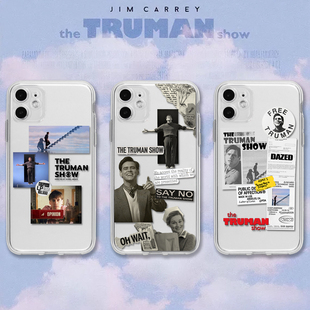 楚门的世界金凯瑞原创安卓个性保护拼贴透明电影创意软壳全包手机壳适用13苹果12pro17maxr14iphone11xs78p16