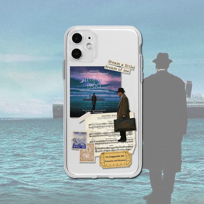 海上钢琴师文艺电影全包透明iqoovivo小米华为oppo手机壳适用苹果13iPhone14Pro17maxs12xr11xs78plus15s16