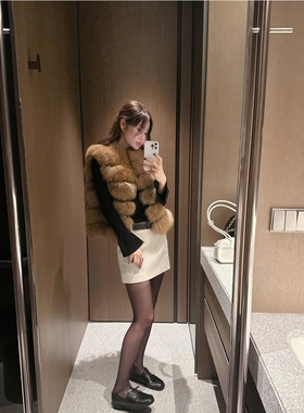 【韩国官网直邮】Partysu韩国代购正品女2025冬腰带式迷你短裙裤