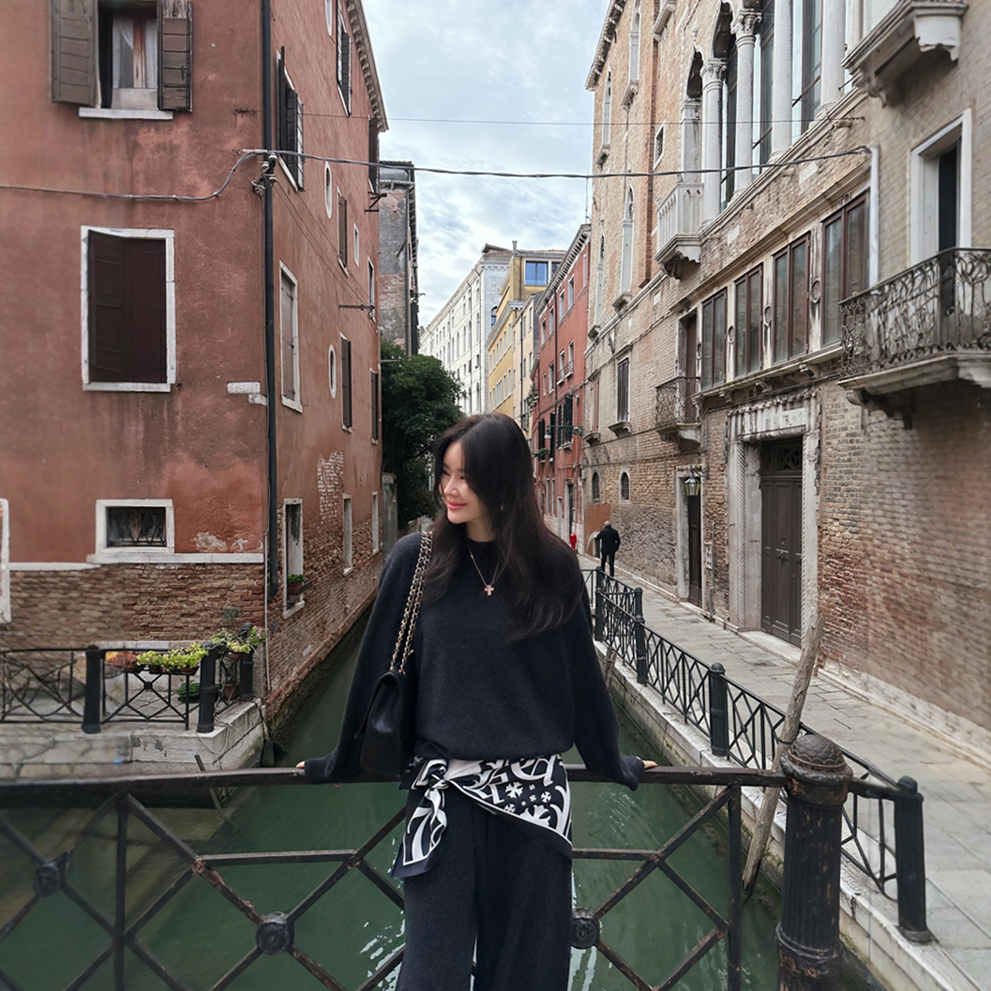 【官网自制 设计师款】Partysu韩国代购正品女2025冬季套头针织衫