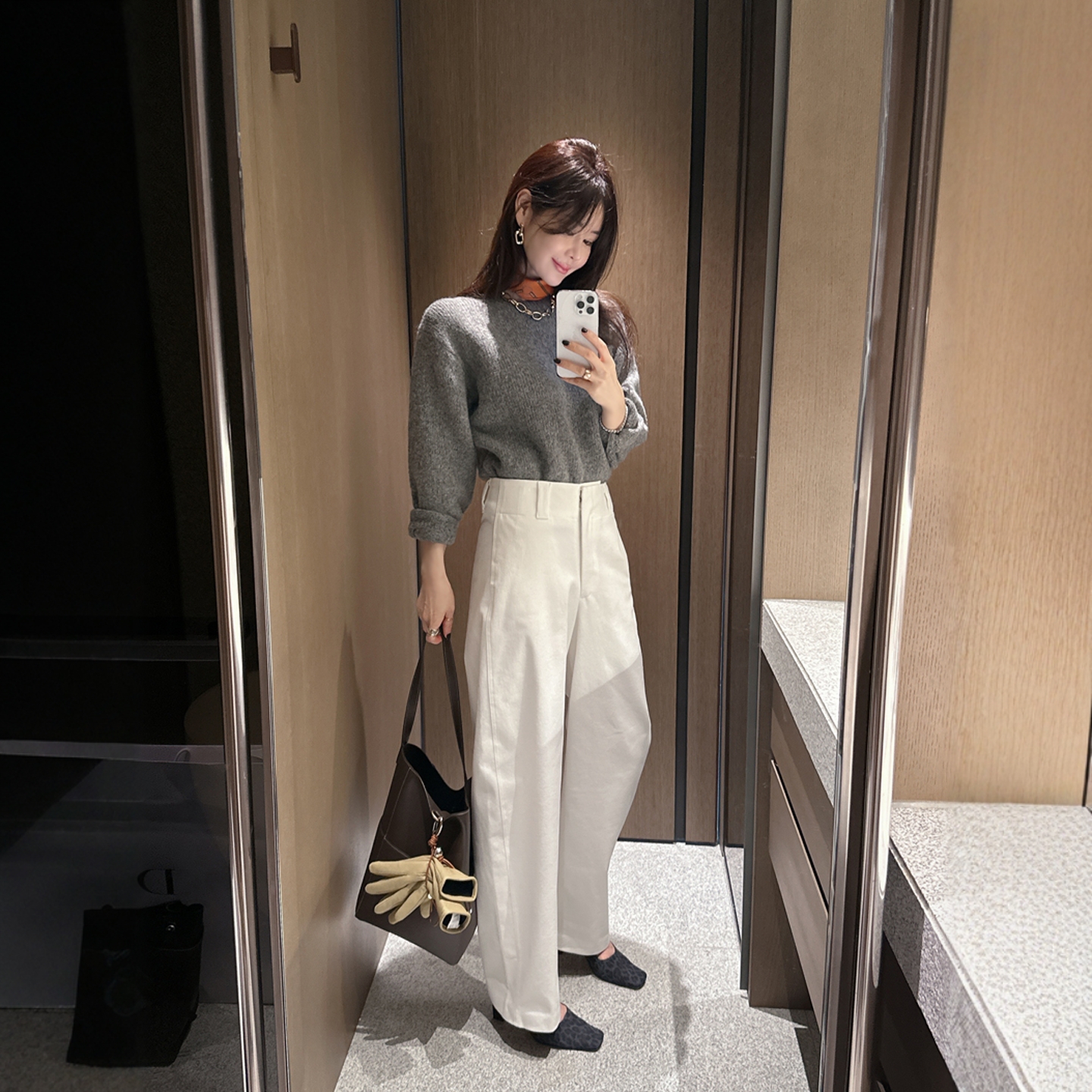 【韩国官网直邮】Partysu韩国代购正品女2025冬季时尚简约休闲裤