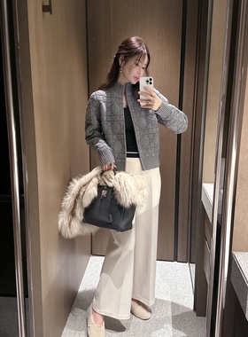 【韩国官网直邮】Partysu韩国代购正品女2025冬季羊绒开衫&长裤