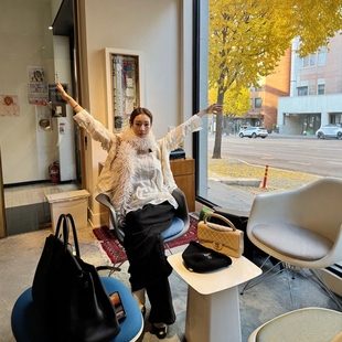 女轻奢2025年冬高定刺绣甜美吊带衫 Haners家韩国代购 设计师款