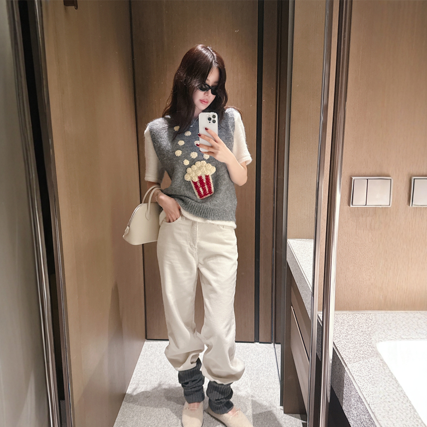 【官网自制 设计师款】Partysu韩国代购正品女2025冬季针织背心