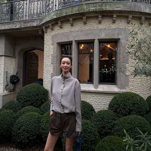 【设计师款】Haners家韩国代购女轻奢2026年春夏防晒两穿冰丝衬衫