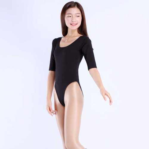 舞锦绣芭蕾舞服高叉形体服