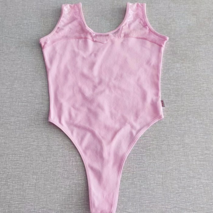 舞锦绣无袖新款女高开叉包T臀形体舍宾芭蕾舞健身练功体操服包邮