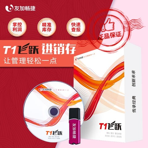 T1飞跃服装鞋帽专业版进销存1财务软件配套用品