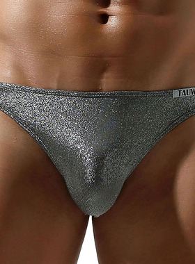 colorman男士内裤性感青年三角透气银线闪亮夜店运动