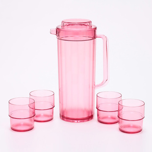 特百惠水杯塑料便携茶杯2L大容量居家运动水壶组合女随手杯子正品