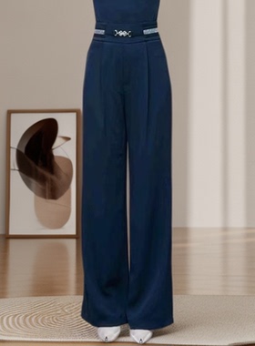 时尚舞裤B0244显瘦红色裤子摩登高腰跳舞服装新款网红国标气质