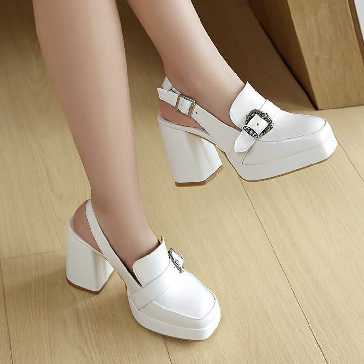 大码厚底凉拖鞋女夏季外穿2026年高跟粗跟罗马鞋时尚包头凉鞋单鞋