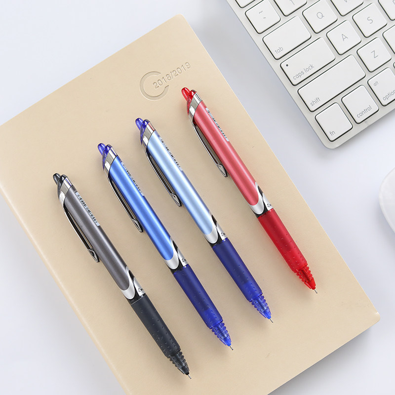 百乐pilot开拓王 bxrt-v5中性笔学生考试笔按动水笔bxs-v5rt笔芯