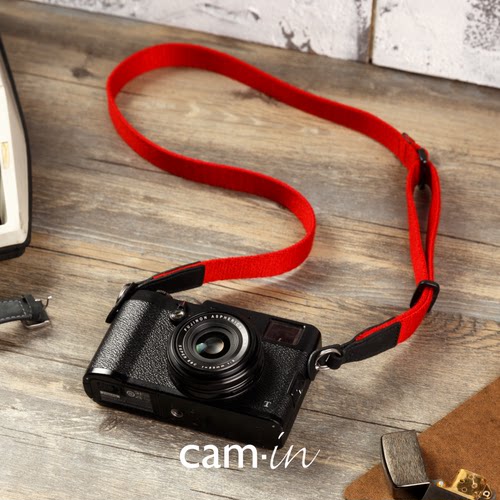 cam-incolors棉质相机相机背带