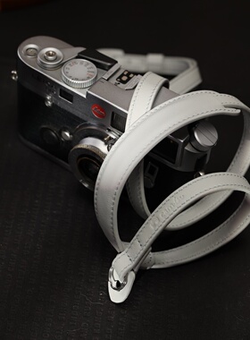 cam-in 相机背带真皮微单复古文艺挂绳斜跨牛皮手工富士徕卡肩带