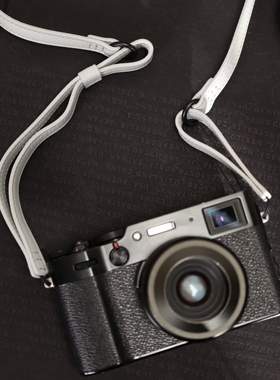 cam-in 相机背带真皮理光GR3X挂带GR4复古文艺挂绳索尼黑卡肩带
