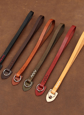 cam-in 相机手腕带真皮单反复古手带文艺数码微单牛皮手绳