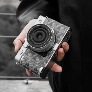 富士X-E5相机保护套XE5复古底座数码相机包手工定制相机套