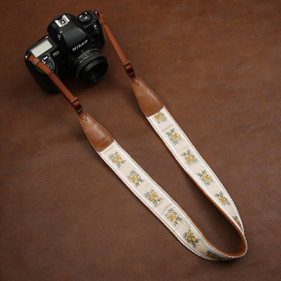 肩带 相机背带单反可调斜挎挂脖挂绳微单民族复古文艺数码 cam