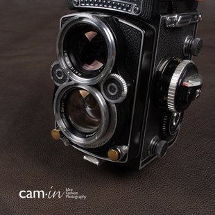 铜色 Rolleiflex闪光灯接口堵头 短款 cam9052 快门按钮 cam