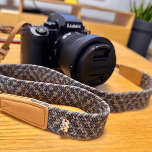 cam 编织单反挂绳复古挂脖微单可调斜挎肩带 in相机背带周董MV同款