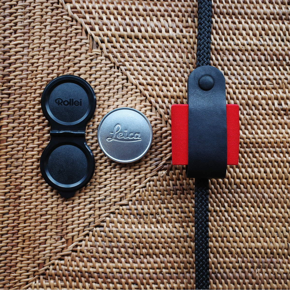 cam-in手工真皮镜头盖便捷式滤镜