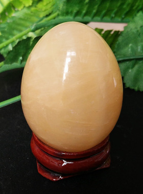 米黄玉鸡蛋鸭蛋工艺品小摆件 江湖地摊销售 玉石蛋工艺品