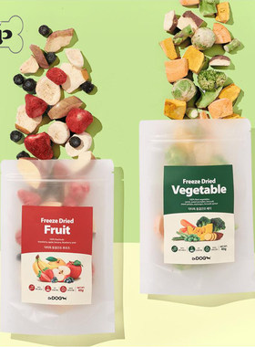 『Memory Pet』韩国正品Drdog宠物猫狗营养混合水果蔬菜冻干40g