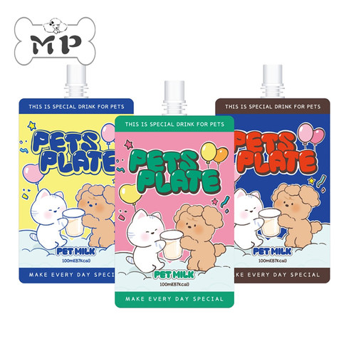 韩代petsplate宠物功能牛奶100ml