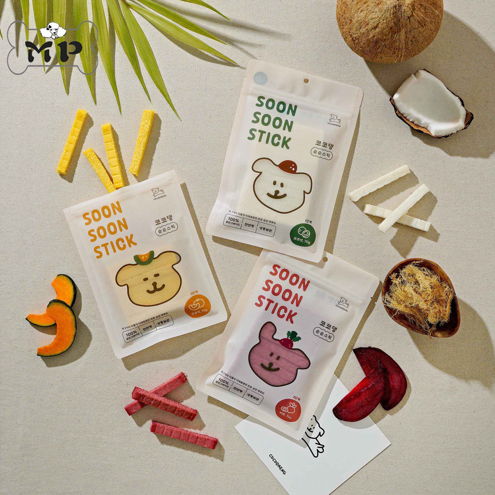 『Memory Pet』韩国代购COCODAENG宠物椰子南瓜红甜菜素食狗零食