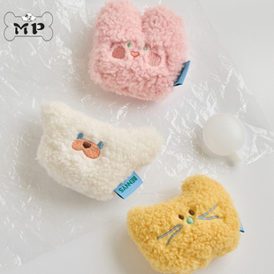 『Memory Pet』韩国代购bennys宠物毛绒刺绣猫咪兔子发声狗玩具