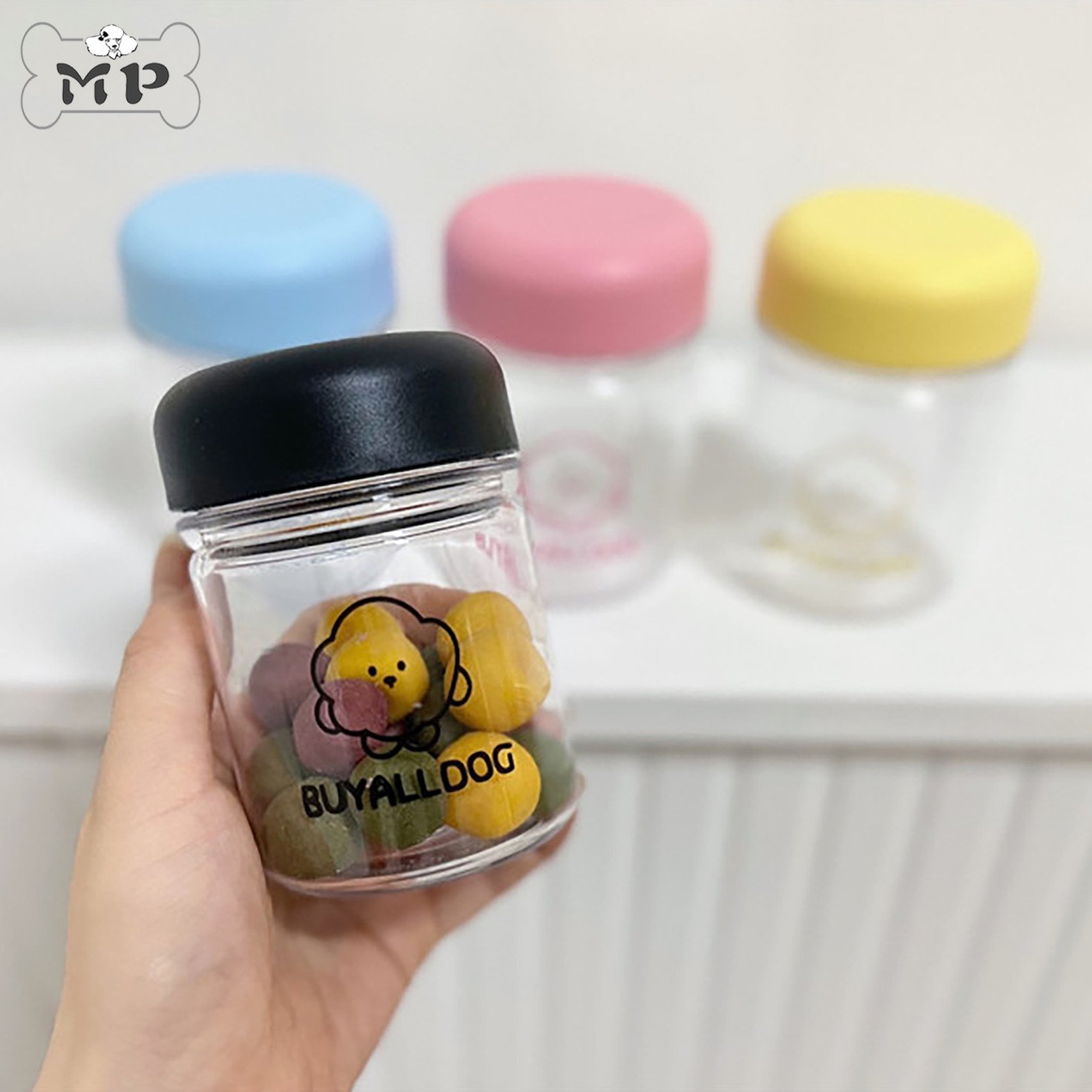 韩代宠物外出可爱便携环保零食罐