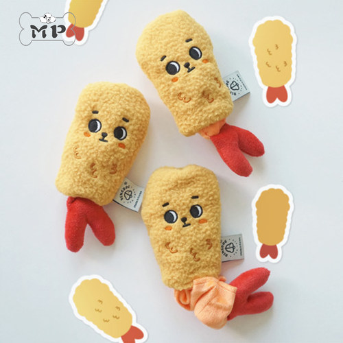 韩代宠物狗狗炸虾发声藏食玩具