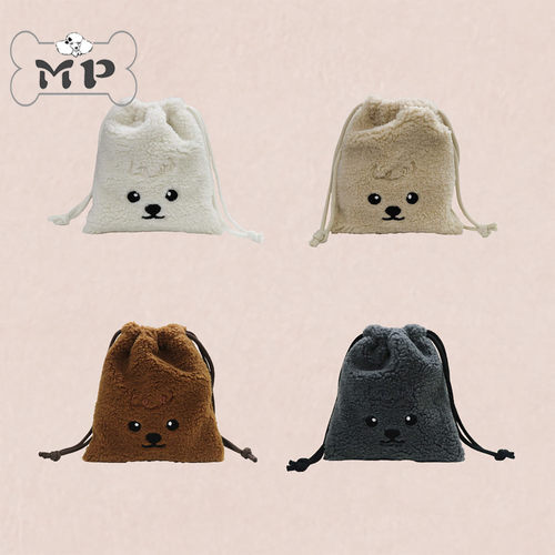 韩代宠物表情刺绣多用途收纳包