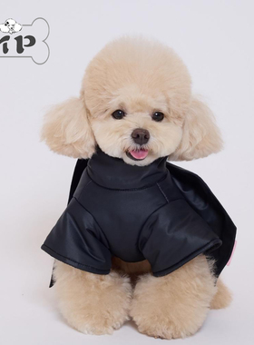 『Memory Pet』韩国代购cozyn宠物秋冬黑色羽绒服围巾设计夹克